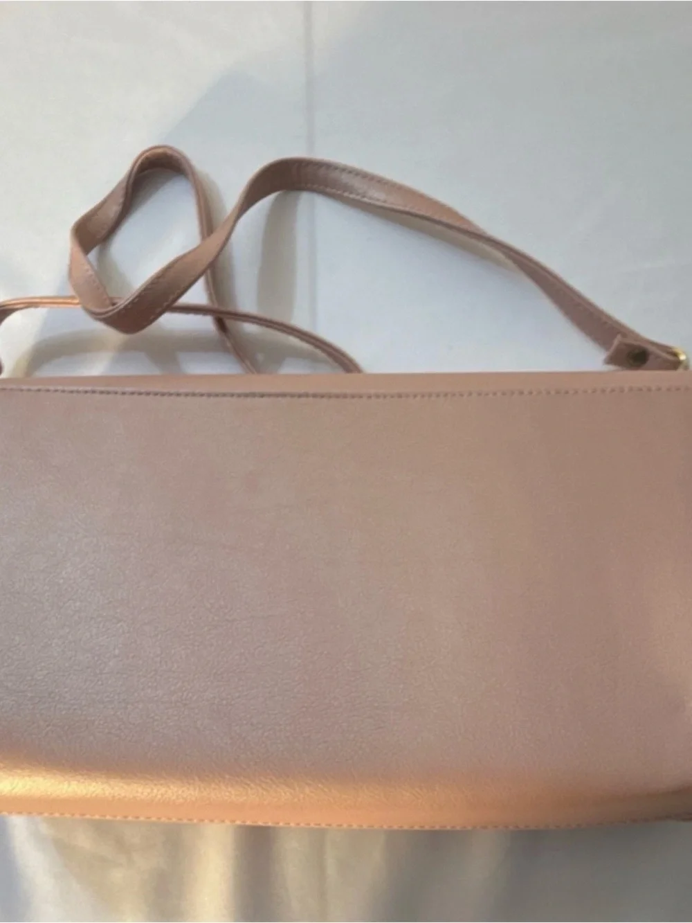 Structured Envelope Clutch in‎ pink